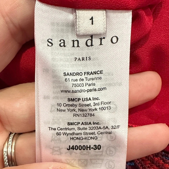 Sandro Paris | Embroidered Lily Skirt | Size: Small - Picture 13 of 13